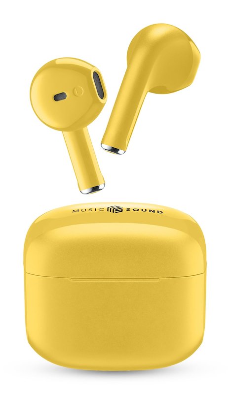 Music Sound Auricolari Wireless SWAG Giallo