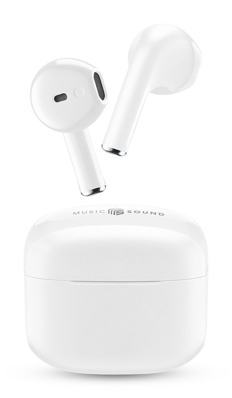 Music Sound Auricolari Wireless SWAG Bianco