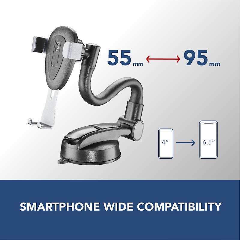 Cellularline Supporto Smartphone Auto Gravityholderwindk Nero
