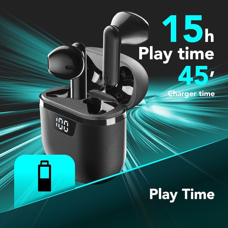 Cellularline Auricolare Bluetooth Btseekprotwsk 	Nero