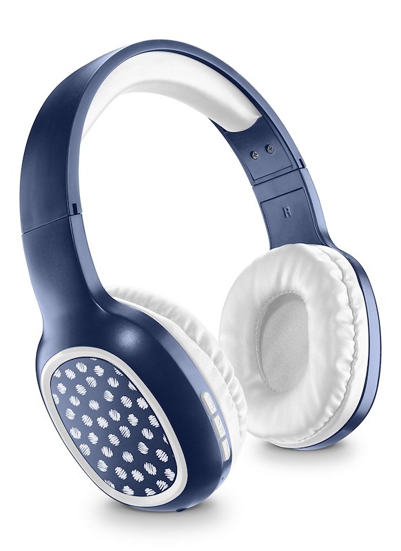 Cellularline Cuffia wireless Btheadbmsbasicfanb Blu