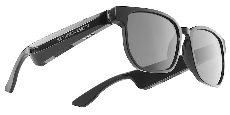Cellularline Occhiali Smart con cuffie microfono BTSOUNDVISIONK Nero