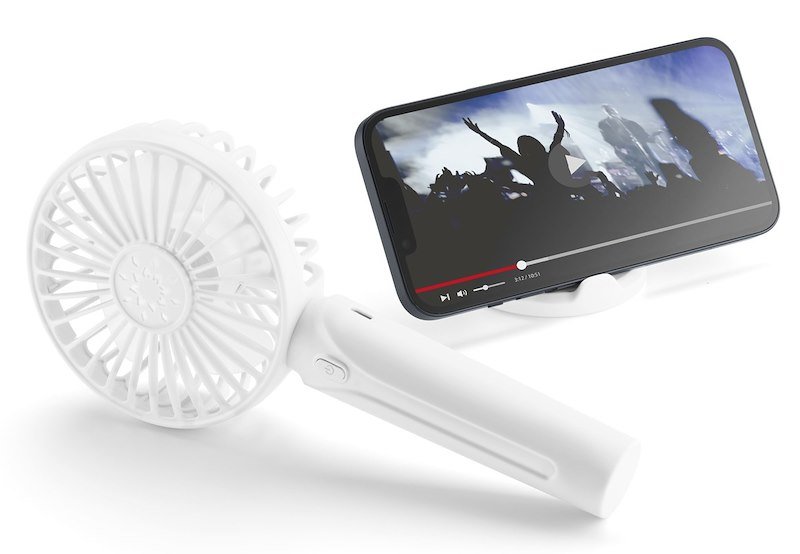 Cellularline Ventilatore Breezy per Smartphone PORTABLEFANW Bianco
