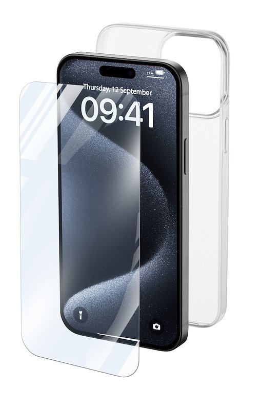 Cellularline Protection Kit iPhone 15 Pro Protkitiph15prot Trasparente