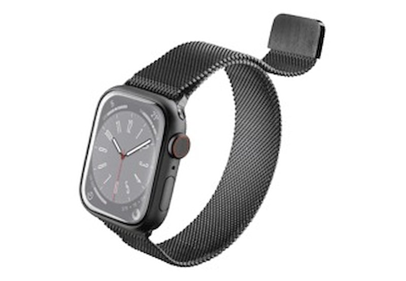 Cellularline Cinturino Steelappwatch4244k Nero