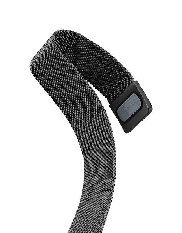 Cellularline Cinturino Steelappwatch4244k Nero