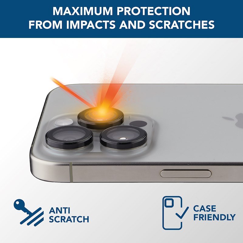 Cellularline Camera Lens iPhone 15 Pro / 15 Pro Max Cameraringiph15prm Trasparente