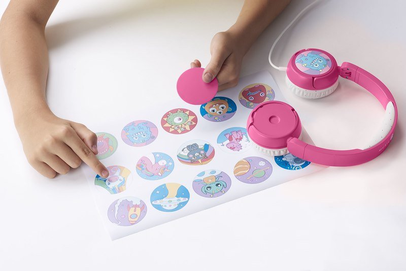 Cellularline Cuffia a filo per i piccoli Headbmskidsp Rosa