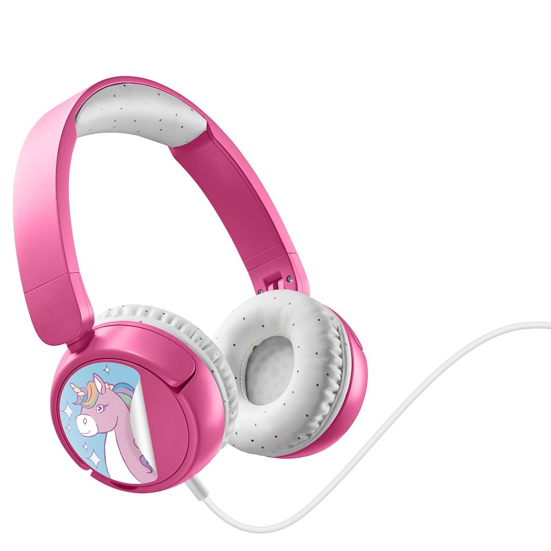 Cellularline Cuffia a filo per i piccoli Headbmskidsp Rosa