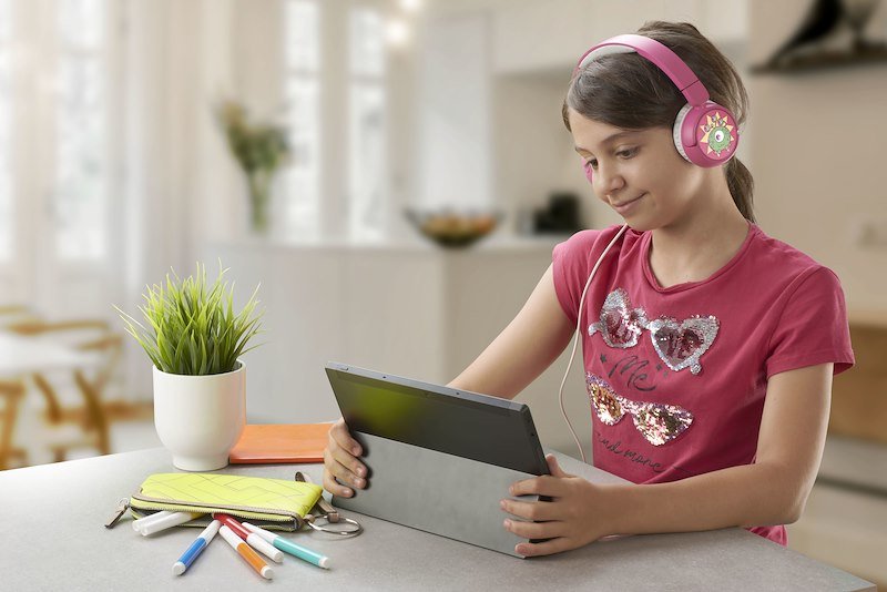 Cellularline Cuffia a filo per i piccoli Headbmskidsp Rosa