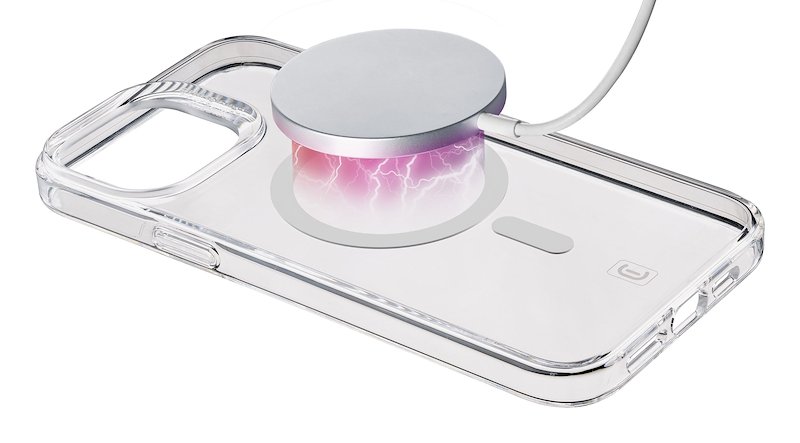 Cellularline Custodia iPhone 15 Plus Glossmagiph15maxt Trasparente