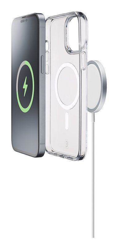 Cellularline Custodia iPhone 15 Plus Glossmagiph15maxt Trasparente