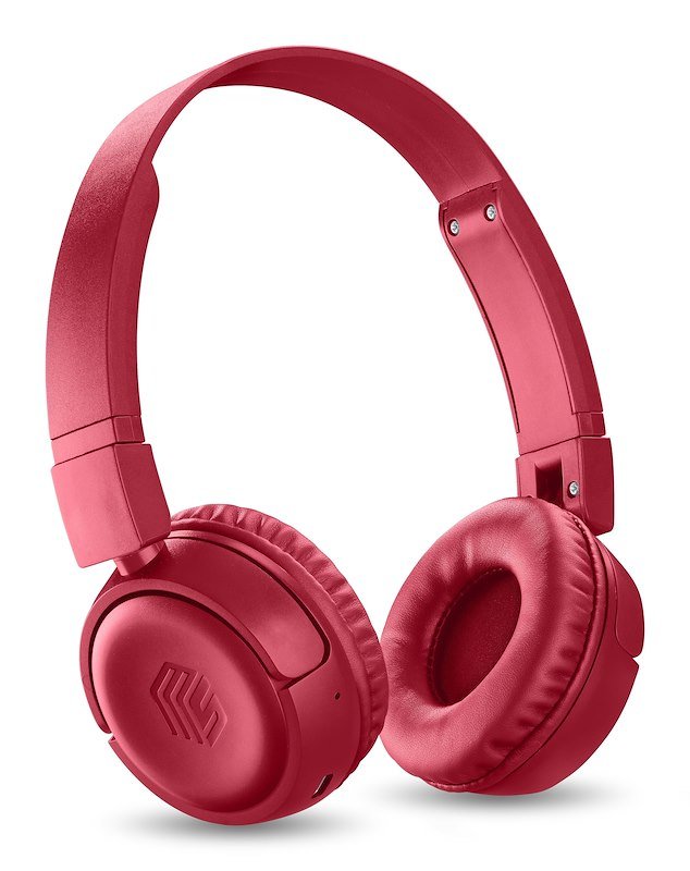 Music Sound Cuffie Bluetooth Vibed Rosso