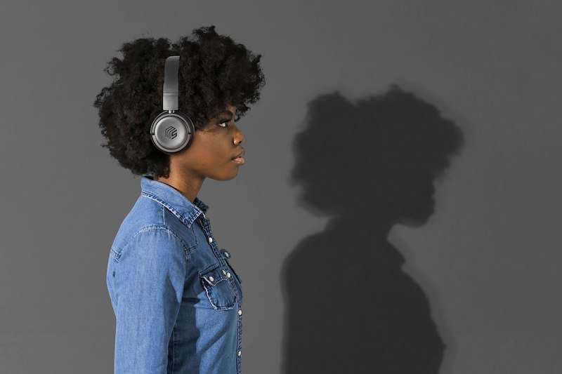 Music Sound Cuffie Wireless MAXI2 Nero