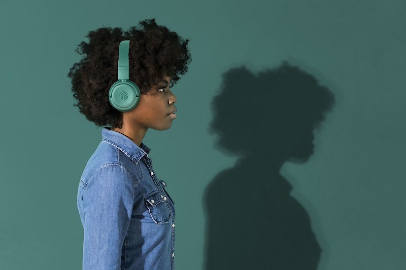 Music Sound Cuffie Wireless MAXI2 Verde