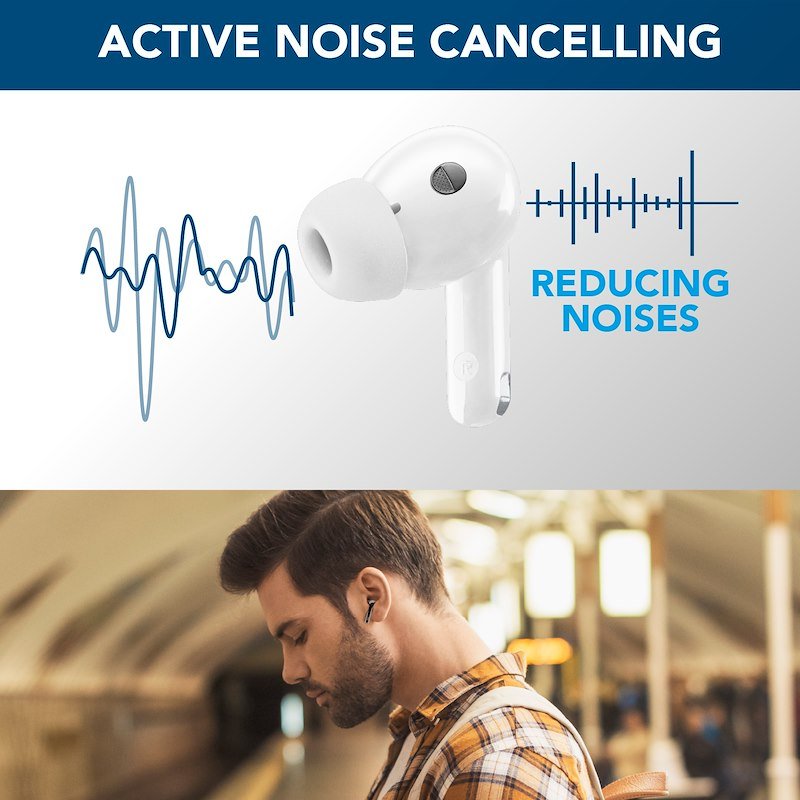Cellularline Auricolare Bluetooth Bteclipsetwsw Bianco