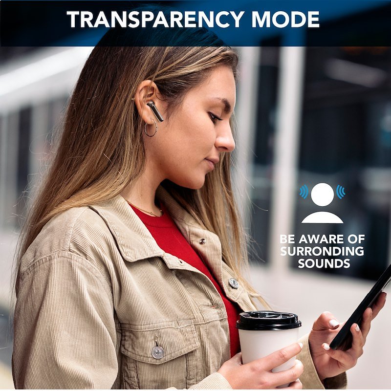 Cellularline Auricolare Bluetooth Bteclipsetwsk Nero