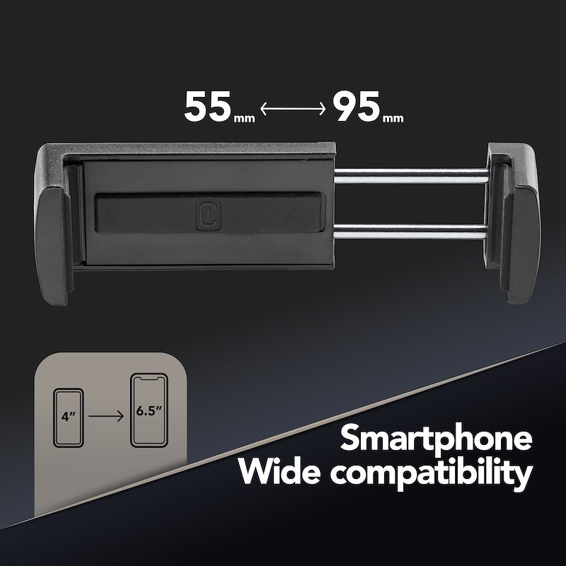 Cellularline Supporto Smartphone Auto Spinholderventk Nero