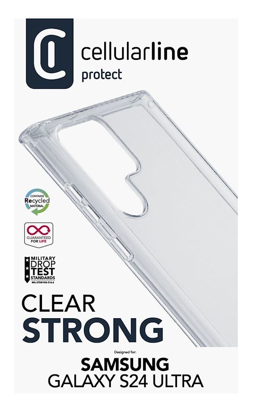 Cellularline Custodia Galaxy S24 Ultra Clearduogals24ut Trasparente