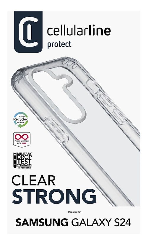 Cellularline Custodia Galaxy S24 Clearduogals24t Trasparente
