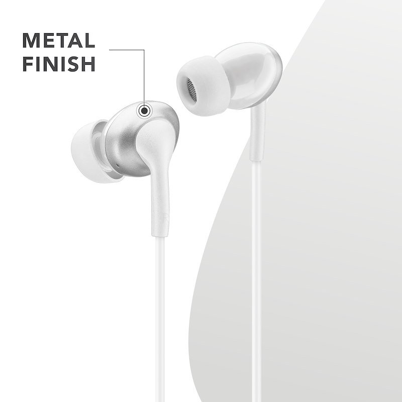 Cellularline Auricolari con filo AUINEARMSTYPEC2W Bianco