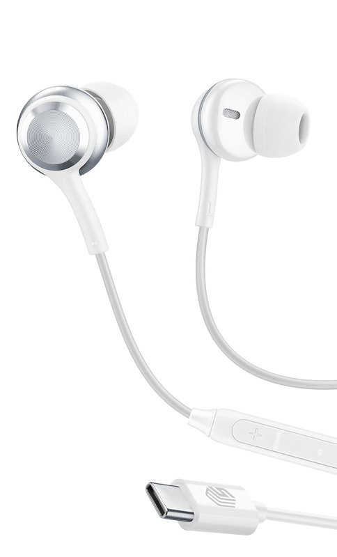 Cellularline Auricolari con filo AUINEARMSTYPEC2W Bianco