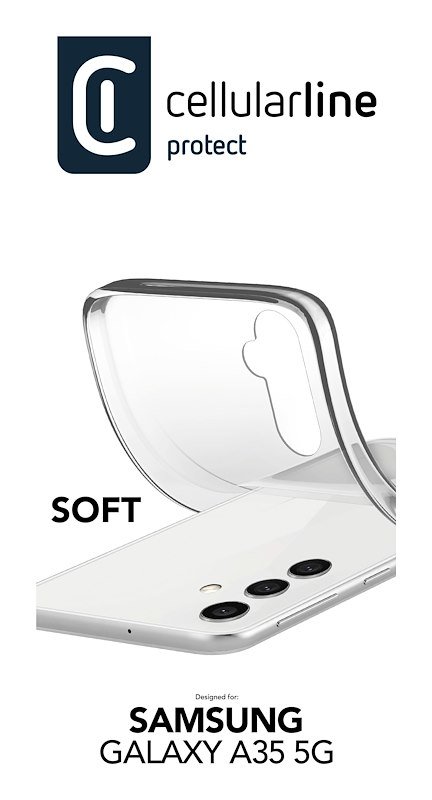 Cellularline Custodia Galaxy A35 5G Softgala35t Trasparente