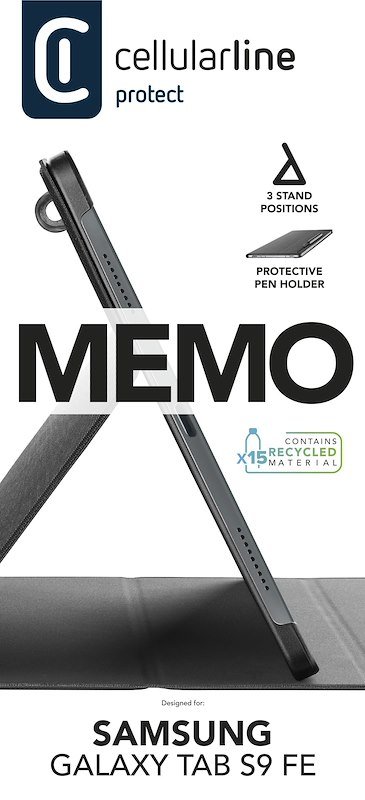 Cellularline Custodia Galaxy Tab S9 FE Foliogtabs9fe109k Nero