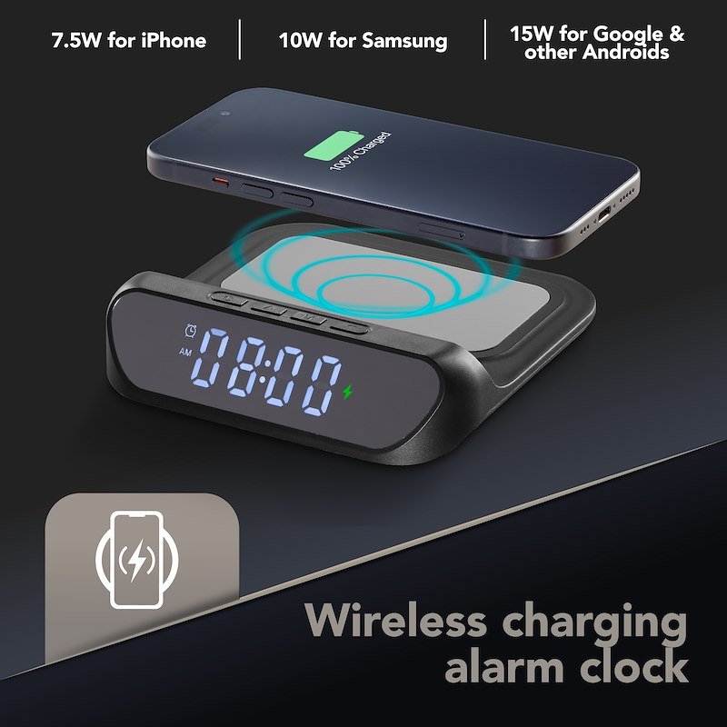 Cellularline Orologio Smart Wireless WIRELESSCLOCK2K