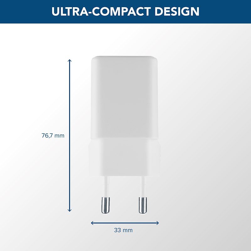 Cellularline Caricabatterie ACHKITC2CGAN30TABW Bianco