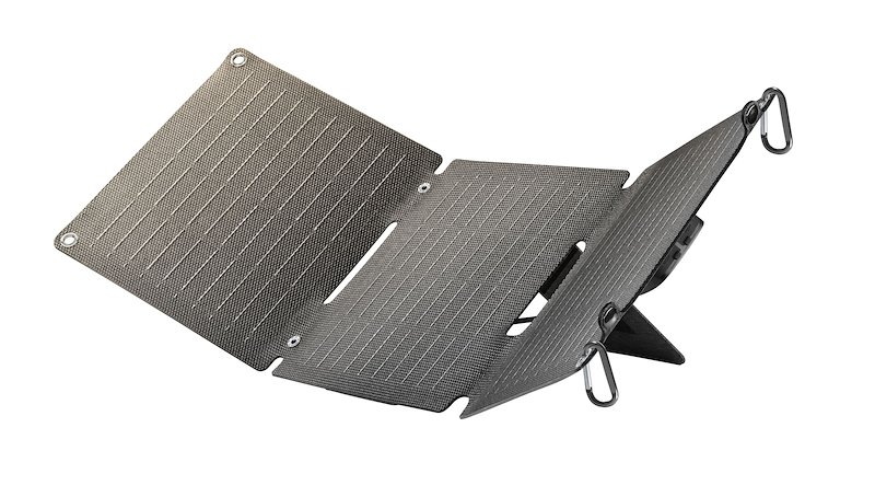 Cellularline Caricabatterie portatile Solar 20W Achsolar2usb20wd