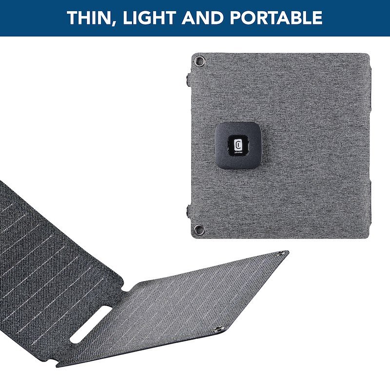 Cellularline Caricabatterie portatile Solar 20W Achsolar2usb20wd