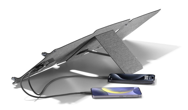 Cellularline Caricabatterie portatile Solar 20W Achsolar2usb20wd