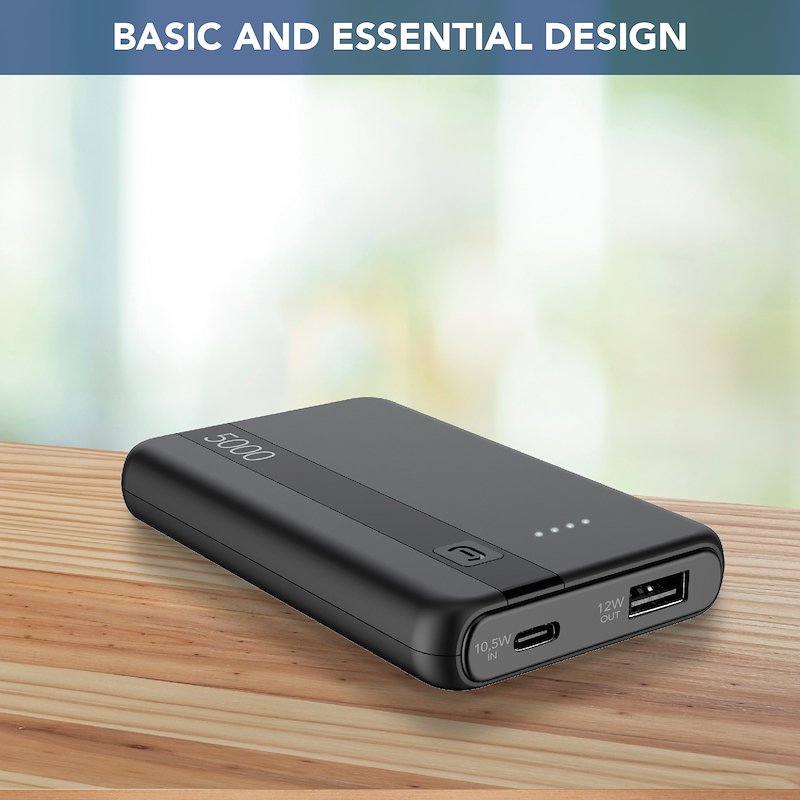 Cellularline Power Bank PBENTRY5000K Nero