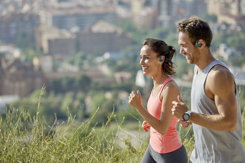 Cellularline Auricolari Bluetooth BTSPIRITL Azzurro/Giallo