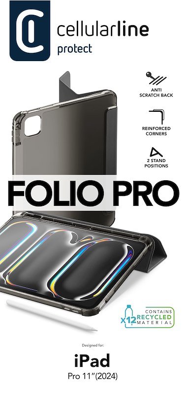 Cellularline Custodia iPad Pro 11" Folioipadpro2411k