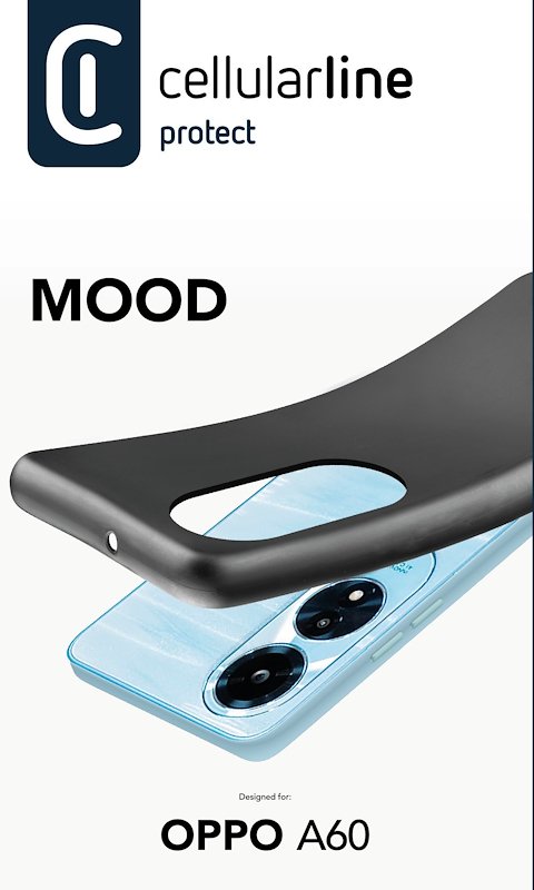 Cellularline Custodia Oppo A60 Mood Nero