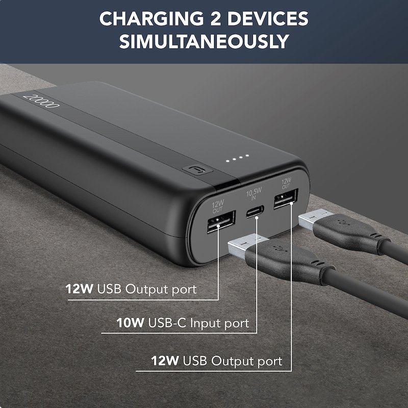 Cellularline Power Bank Pbentry20000k Nero