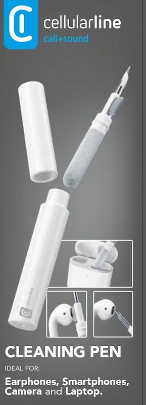 Cellularline AUDIOCLEANINGKITW Bianco