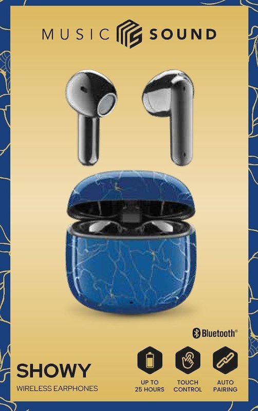 Cellularline Auricolari Bluetooth Voice Capsule Btmstwscapsule244 Blu