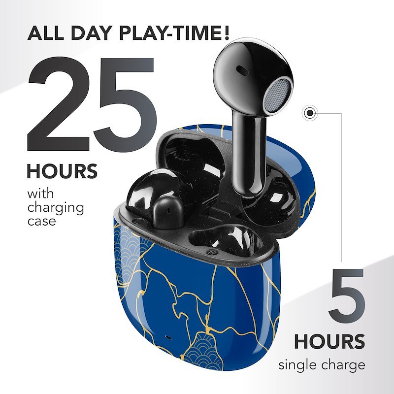 Cellularline Auricolari Bluetooth Voice Capsule Btmstwscapsule244 Blu