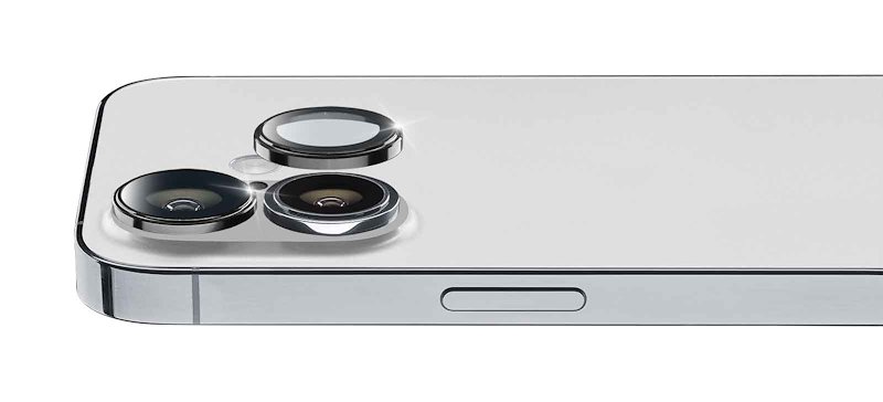 Cellularline Anello Protettivo Fotocamere iPhone 16/16 Plus CAMERARINGIPH16