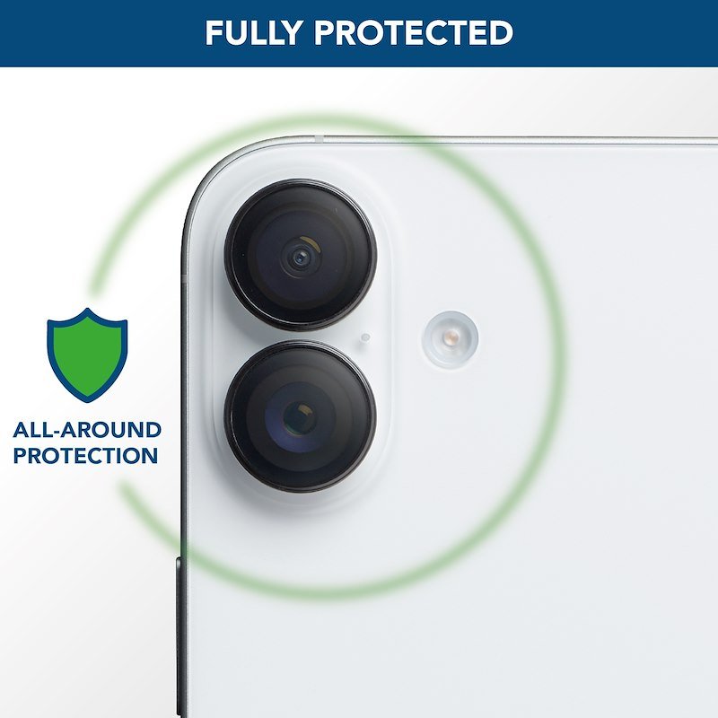 Cellularline Anello Protettivo Fotocamere iPhone 16/16 Plus CAMERARINGIPH16