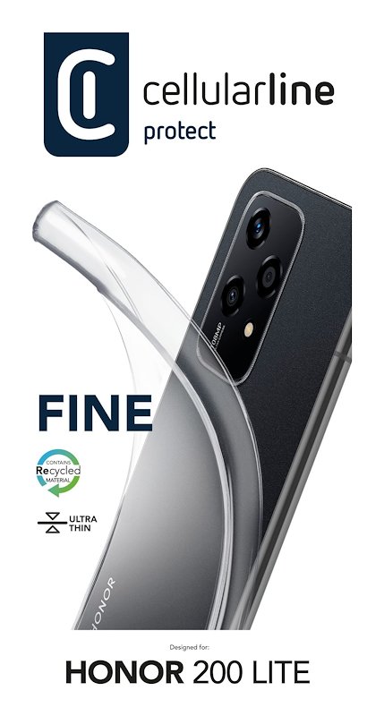 Cellularline Custodia Honor 200 Lite Fine Trasparente