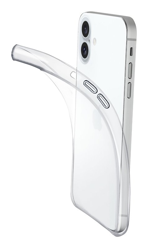 Cellularline Custodia iPhone 16 Fine Trasparente
