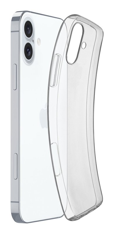 Cellularline Custodia iPhone 16 Fine Trasparente