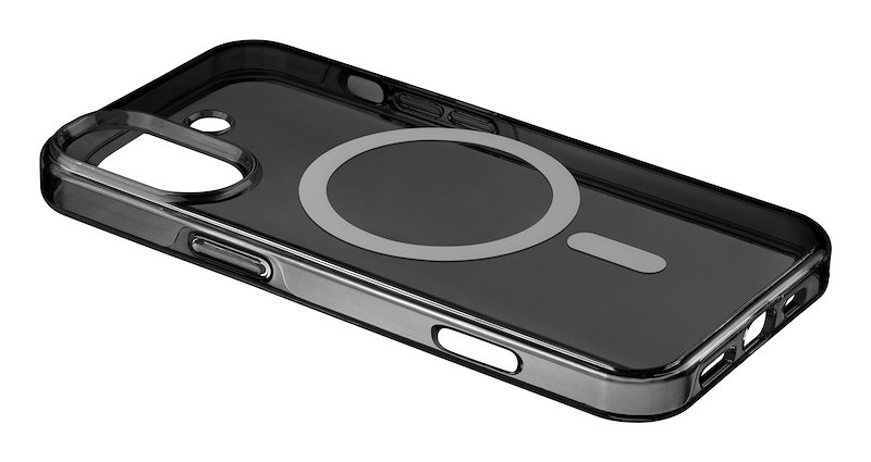 Cellularline Custodia iPhone 16 Gloss Magsafe Nero