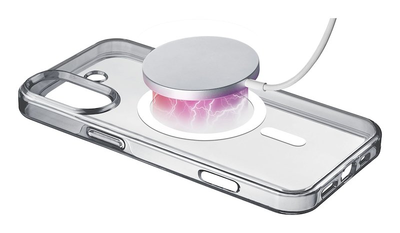 Cellularline Custodia iPhone 16 Plus Gloss Magsafe Trasparente