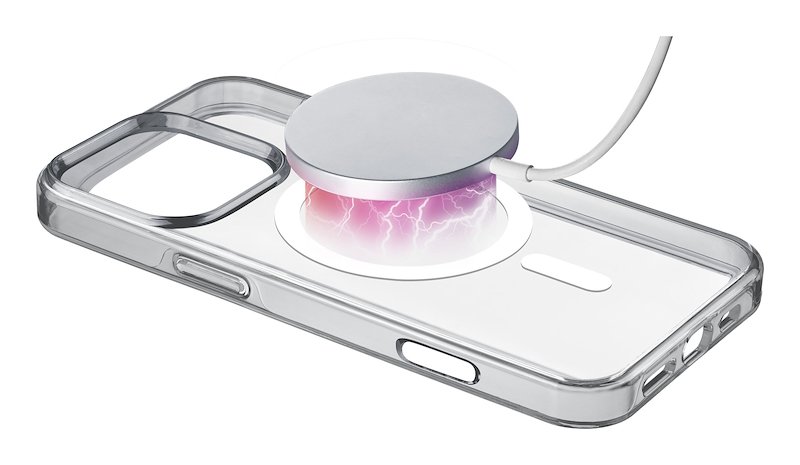 Cellularline Custodia iPhone 16 Pro Max Gloss Magsafe Trasparente