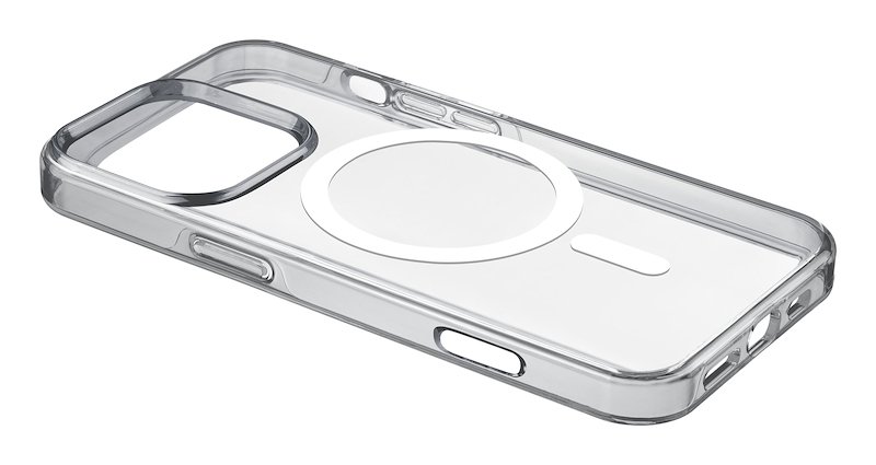 Cellularline Custodia iPhone 16 Pro Gloss Magsafe Trasparente